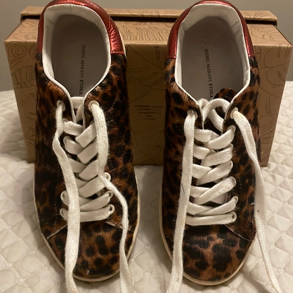 ÉTOILE ISABEL MARANT
Ponyhair Animal Print Sneakers 36 Size